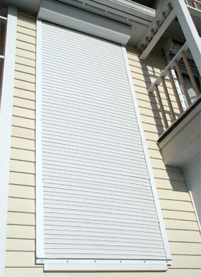 Motorized Rolling Shutters