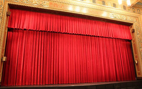 Auditorium Motorized Tacks Straight, Curved, Sides, Roman, Festoon